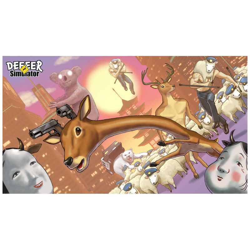 PLAYISM PLAYISM Switchゲームソフト ごく普通の鹿のゲーム DEEEER Simulator 鹿フル装備エディション  