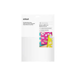 CRICUT Cricut プリンタブルステッカーペーパー(ノーカット) A4 8枚入 ホワイト 2010361 CRICUT Cricut プリンタブルステッカーペーパー(ノーカット) A4 8枚入 ホワイト 2010361