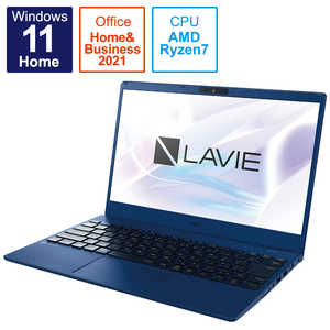 NEC ノートパソコン LAVIE N13シリーズ ネイビーブルー [13.3型 /Windows11 Home /AMD Ryzen 7 /メモリ：16GB /SSD：512GB] PC-N1375DAL