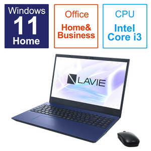 NEC ノートパソコン LAVIE N15 ネイビーブルー PC-N1535FAL