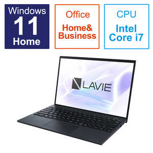 NEC ノートパソコン LAVIE NEXTREME Carbon [ 14型 / Win11 Home / Core i7 / メモリ16GB / SSD512GB / Office ] メテオグレー PC-XC750FAB