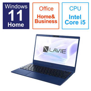 NEC ノートパソコン LAVIE N13 ネイビーブルー[13.3型 /Win11 Home /Core i5 /メモリ：8GB /SSD：512GB /Office] PC-N1355FAL