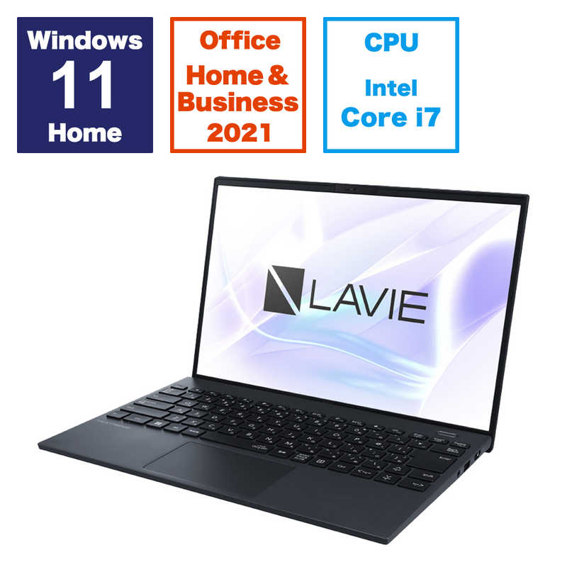 NEC NEC ノートパソコン LAVIE NEXTREME Carbonメテオグレー [14.0型 /Win11 Home /Core i7 /メモリ：16GB /SSD：512GB /Office] PCXC750HAB PCXC750HAB