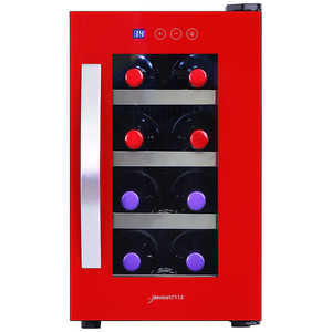 デバイスタイル ペルチェ式8本用ワインセラー レッド CE8W