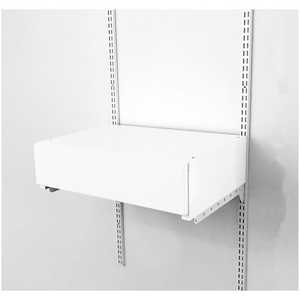 藤山 ブラケットセット 薄型引出BOX1段 Fitrack(フィットラック) ホワイト UHB1F60LB