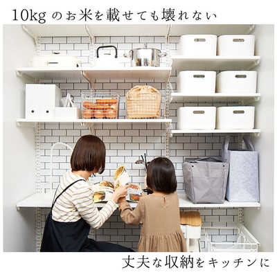 藤山 Fitrack TSセット(木棚セット) Fitrack(フィットラック) ホワイト