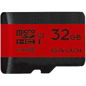 GAUDI microSDHCカｰド UHS-I U1 Class10 32GB GMSDHCU1A32G