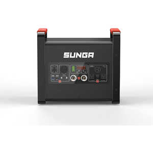 SUNGA ポータブル電源 SUNGA ブラック SUNGA ［10出力 /AC・ソーラー充電］ LK3000