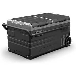 SUNGA ポータブル冷蔵庫 75L バッテリー内蔵 ブラック×グレー refrigerator-tww75 SUNGA ポータブル冷蔵庫 75L バッテリー内蔵 ブラック×グレー refrigerator-tww75
