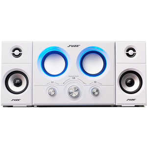 DERCTVUE ダブルウーファーサラウンドシステム 2.1chアンプ内蔵Bluetoothスピーカー デレクトビュー ホワイト DAS219BT DERCTVUE ダブルウーファーサラウンドシステム 2.1chアンプ内蔵Bluetoothスピーカー デレクトビュー ホワイト DAS219BT