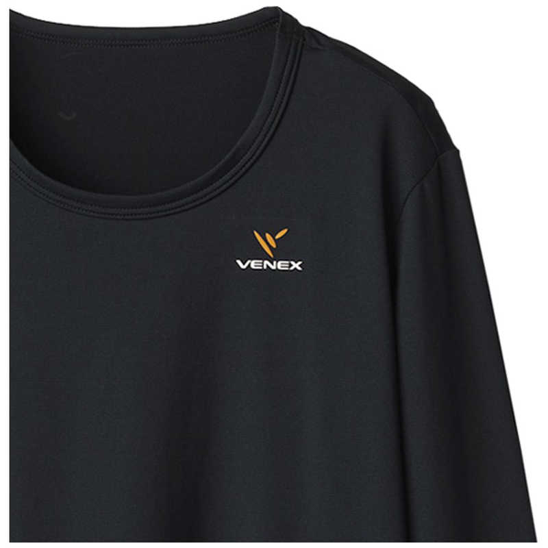 VENEX VENEX リフレッシュ Tシャツ ロングスリーブ レディース ブラック L ベネクス 67340305 67340305
