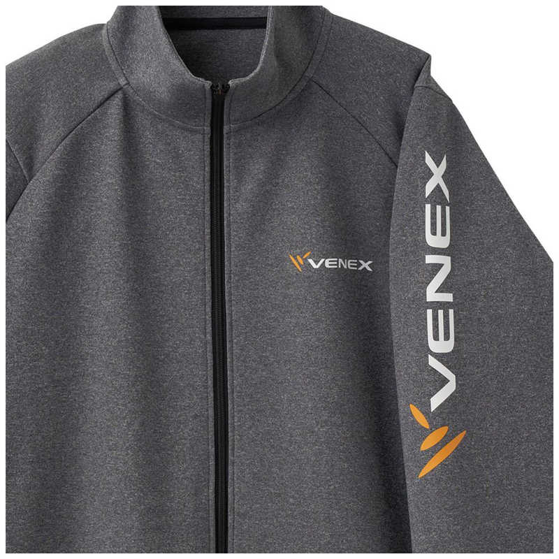 VENEX VENEX リカバリージャージ ジップアップ ジャケット レディース 杢グレー L ベネクス 81623405 81623405
