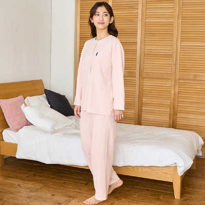 ベネクス　リカバリーパジャマ ニットサッカー レディース　ライトピンク　L 新品 VENEX JAL Mall店 ベネクス リカバリーウェア ニットサッカー