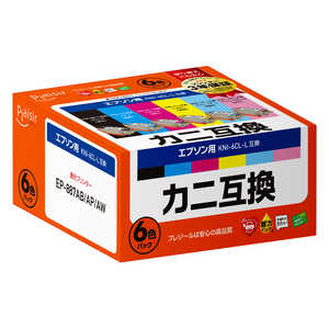 プレジール 互換プリンターインク ［エプソン KNI-6CL-L］ 6色BOX品 PLE-EKNIL-6P