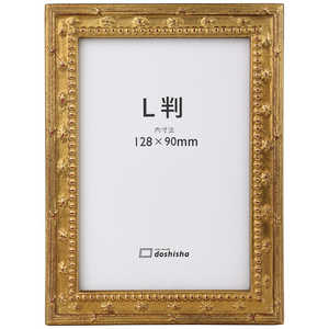 同志舎 木製フォトフレーム 梅小紋 L判 金 ウメコモンGLバン