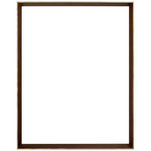 同志舎 木製デッサン額 スロープ 半切 ブラウン スロープブラウンハンセツ