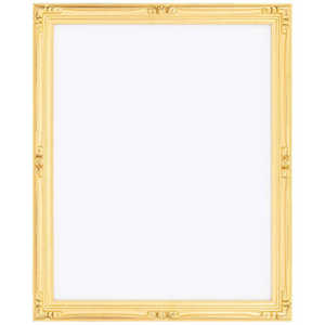 同志舎 木製デッサン額(手彫り) 早蕨 吋 金 サワラビGインチ