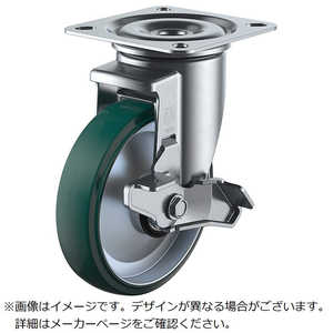 ユーエイキャスター ユーエイ プレート式 自在 キャスター ウレタン 車輪径150mm ストッパー付き PMタイプ PMS-DS型(E46)取付寸法94×94(87×87) PMS150UWBDSINJ ユーエイキャスター ユーエイ プレート式 自在 キャスター ウレタン 車輪径150mm ストッパー付き PMタイプ PMS-DS型(E46)取付寸法94×94(87×87) PMS150UWBDSINJ