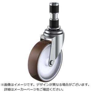 ユーエイキャスター 差込式 自在 ステンレスキャスター ウレタン 車輪径125mm Eタイプ SUS-ETF型 パイプ径35 SUSETF125UR35P ユーエイキャスター 差込式 自在 ステンレスキャスター ウレタン 車輪径125mm Eタイプ SUS-ETF型 パイプ径35 SUSETF125UR35P
