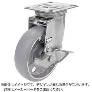 ユーエイキャスター プレート式 自在 ステンレスキャスター アルティメットウレタン 車輪径150mm ストッパー付き Jタイプ SUS-J-S型 取付寸法 SUSAUUJ150S ユーエイキャスター プレート式 自在 ステンレスキャスター アルティメットウレタン 車輪径150mm ストッパー付き Jタイプ SUS-J-S型 取付寸法 SUSAUUJ150S