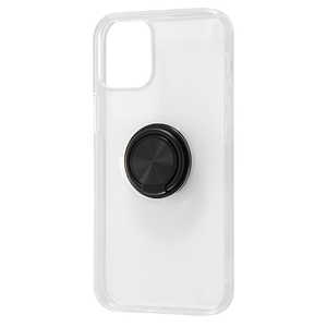 レイアウト iPhone 12 mini 5.4インチ対応 TPUソフト リング付 ブラック RT-P26TC30/BM レイアウト iPhone 12 mini 5.4インチ対応 TPUソフト リング付 ブラック RT-P26TC30/BM
