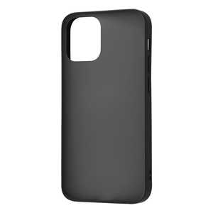 レイアウト iPhone 12 mini 5.4インチ対応 耐衝撃マットハイブリッド Sarafit ブラック RT-P26BS3/B レイアウト iPhone 12 mini 5.4インチ対応 耐衝撃マットハイブリッド Sarafit ブラック RT-P26BS3/B