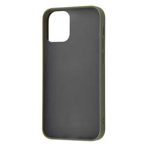 レイアウト iPhone 12 mini 5.4インチ対応 耐衝撃マットハイブリッド Sarafit カーキ RT-P26BS3/G レイアウト iPhone 12 mini 5.4インチ対応 耐衝撃マットハイブリッド Sarafit カーキ RT-P26BS3/G
