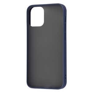 レイアウト iPhone 12 mini 5.4インチ対応 耐衝撃マットハイブリッド Sarafit ネイビー RT-P26BS3/DN レイアウト iPhone 12 mini 5.4インチ対応 耐衝撃マットハイブリッド Sarafit ネイビー RT-P26BS3/DN