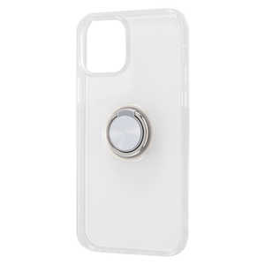 レイアウト iPhone 12/12 Pro 6.1インチ対応 TPUソフト リング付 シルバー RT-P27TC30/SVM レイアウト iPhone 12/12 Pro 6.1インチ対応 TPUソフト リング付 シルバー RT-P27TC30/SVM