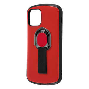 レイアウト iPhone 12 mini 5.4インチ対応 耐衝撃 ProCa+TailRing レッド RT-P26AC5/R レイアウト iPhone 12 mini 5.4インチ対応 耐衝撃 ProCa+TailRing レッド RT-P26AC5/R