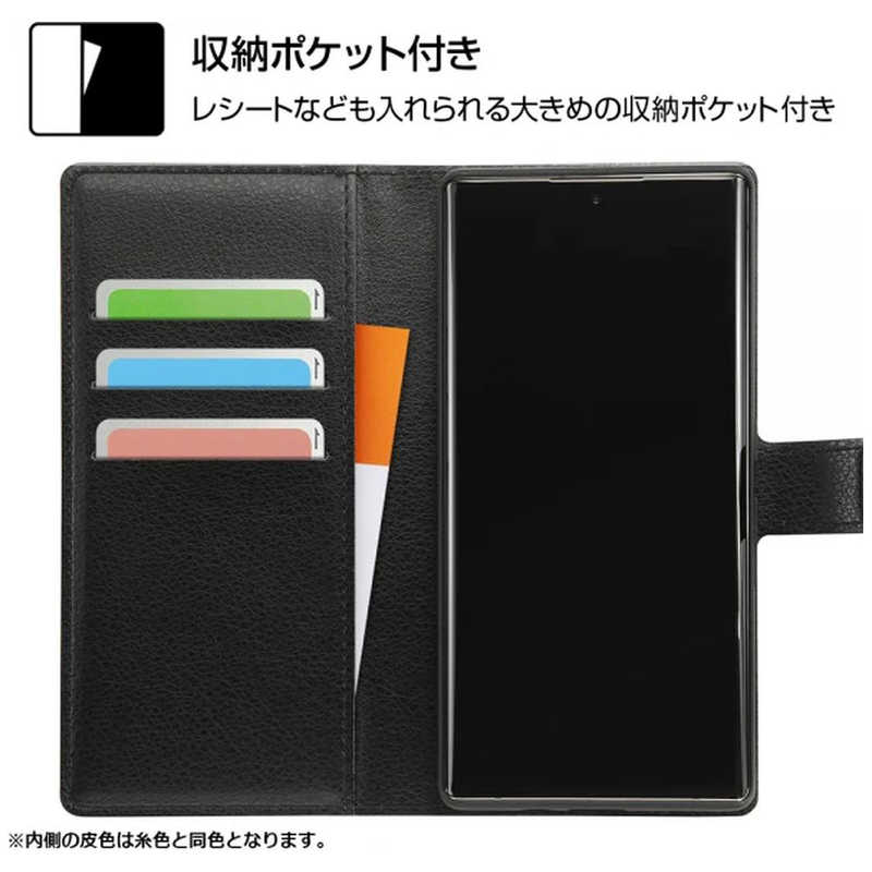 レイアウト レイアウト arrows NX9 耐衝撃 手帳型 シンプル マグネット ネイビー RT-ARNX9ELC1/DN RT-ARNX9ELC1/DN