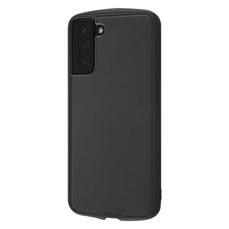 レイアウト レイアウト Galaxy S21+ 5G 耐衝撃ハイブリッド Puffull/クリア ブラック RT-GS21PCC14/CBM RT-GS21PCC14/CBM