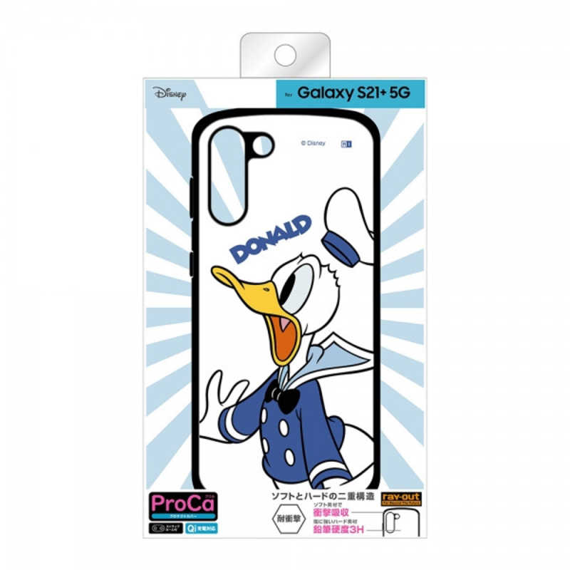 レイアウト レイアウト Galaxy S21+ 5G ディズニー/耐衝撃 ProCa ドナルド RT-DGS21PAC3/DD RT-DGS21PAC3/DD