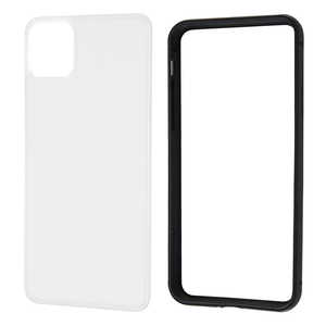 レイアウト iPhone 11 Pro Max 6.5インチ アルミバンパー+背面パネル(クリア)/マットブラック RT-P22AB/MBM レイアウト iPhone 11 Pro Max 6.5インチ アルミバンパー+背面パネル(クリア)/マットブラック RT-P22AB/MBM
