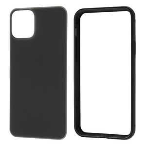 レイアウト iPhone 11 Pro 5.8インチ アルミバンパー+背面パネル(マットBK)/マットBK RT-P23AB2/MB レイアウト iPhone 11 Pro 5.8インチ アルミバンパー+背面パネル(マットBK)/マットBK RT-P23AB2/MB