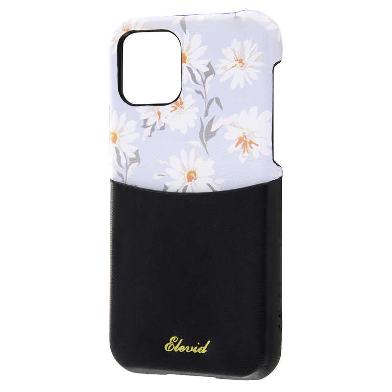レイアウト レイアウト iPhone 11 Pro 5.8インチ オープンレザー 花柄 ICカード対応/ブラック RT-P23EVC3/B RT-P23EVC3/B