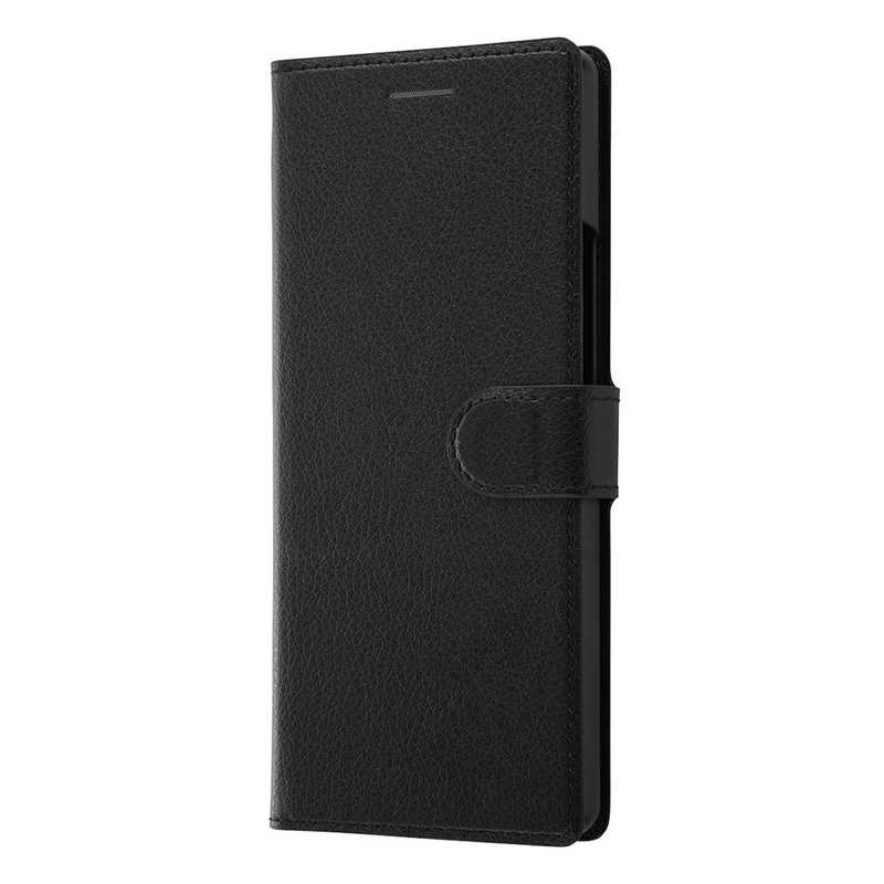 レイアウト レイアウト Xperia 8 手帳 シンプル マグネット スリープ対応/ブラック/ブラック RT-RXP8ELC3/BB RT-RXP8ELC3/BB