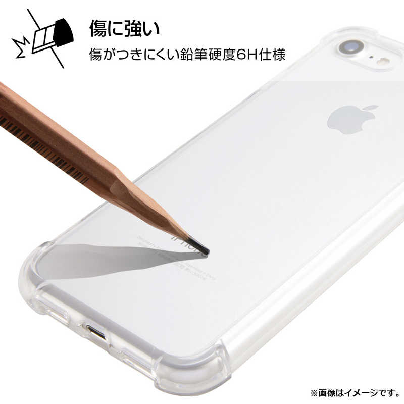 レイアウト レイアウト iPhone SE 第3世代/第2世代/8/7専用 ハイブリッド 耐衝撃 高硬度 クリア RT-P24CC8/CM RT-P24CC8/CM