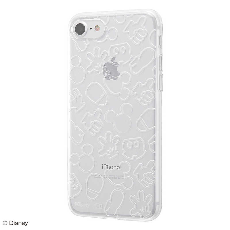 レイアウト レイアウト iPhone SE 第3世代/第2世代/8/7専用 ディズニー/TPUソフト キラキラ ミッキー RT-DP24A/MKM RT-DP24A/MKM
