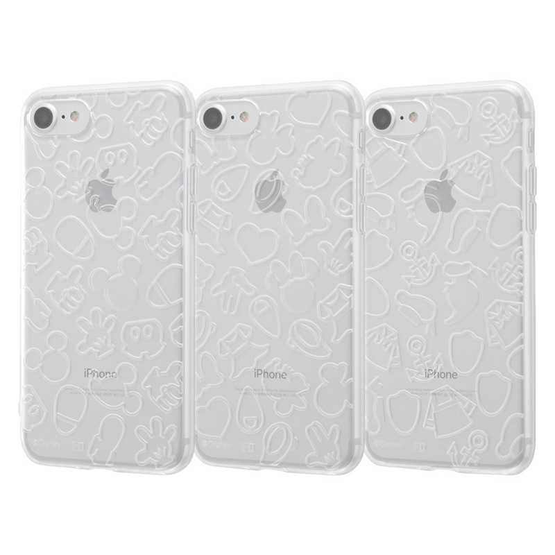 レイアウト レイアウト iPhone SE 第3世代/第2世代/8/7専用 ディズニー/TPUソフト キラキラ ミッキー RT-DP24A/MKM RT-DP24A/MKM