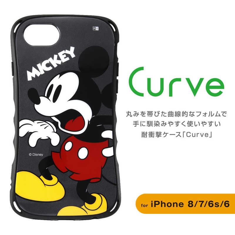 レイアウト レイアウト iPhone SE 第3世代/第2世代/8/7専用 ディズニー/耐衝撃 Curve ミッキー RT-DP25SC4/MK RT-DP25SC4/MK