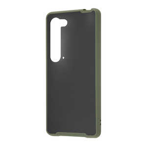 レイアウト AQUOS R5G 耐衝撃マットハイブリッド BABY SKIN カーキ RT-AQR5GBS3/G レイアウト AQUOS R5G 耐衝撃マットハイブリッド BABY SKIN カーキ RT-AQR5GBS3/G