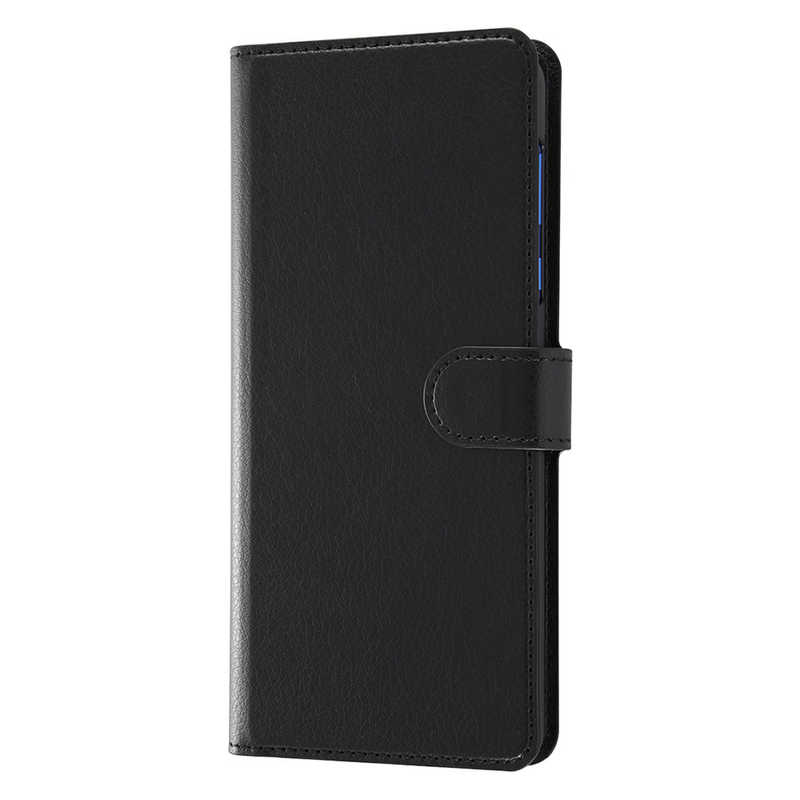 レイアウト レイアウト AQUOS R5G 手帳 シンプル マグネット ブラック RT-AQR5GELC1/BB RT-AQR5GELC1/BB
