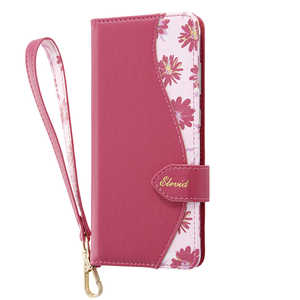 レイアウト Galaxy S20 5G 手帳 花柄 ハンドストラップ レッド RT-GS205EVC1/R レイアウト Galaxy S20 5G 手帳 花柄 ハンドストラップ レッド RT-GS205EVC1/R