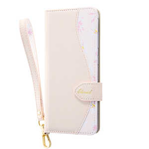 レイアウト Galaxy S20 5G 手帳 花柄 ハンドストラップ ベージュ RT-GS205EVC1/BE レイアウト Galaxy S20 5G 手帳 花柄 ハンドストラップ ベージュ RT-GS205EVC1/BE