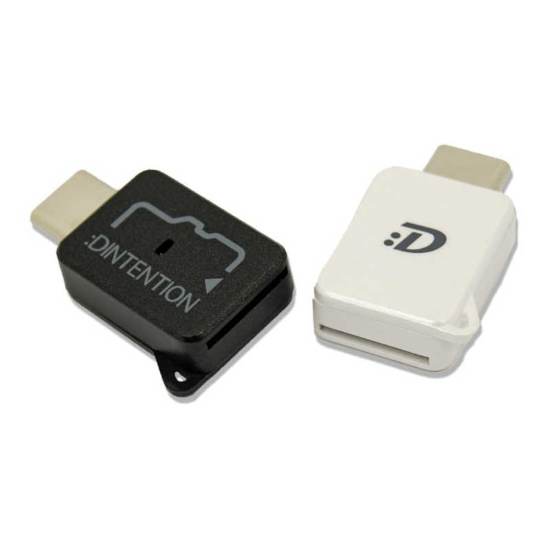 DADANDALL DADANDALL カード リーダー ライター USB2.0対応 microSD DINTENTION ホワイト (USB2.0/スマホ タブレット対応) DDSDRW003CWH DDSDRW003CWH