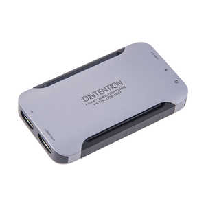 ＜コジマ＞ DADANDALL USB 3.0(A/C) HDMIキャプチャー :DINTENTION シルバー SG DDVCPT0001SG
