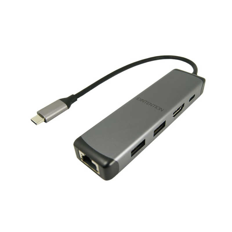 DADANDALL DADANDALL USB PD対応 100W ドッキングステーション DINTENTION スペースグレー [USB Power Delivery対応] DDPRUC0001SG DDPRUC0001SG