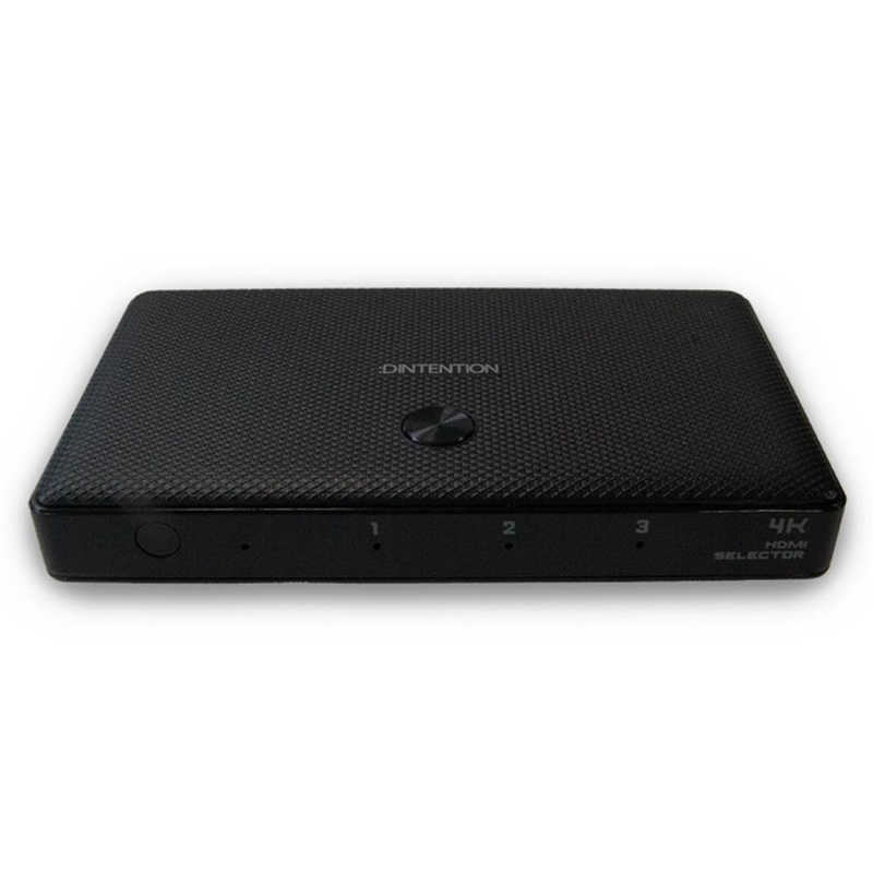 DADANDALL DADANDALL HDMI切替器3ポート 4K 60Hz対応 DINTENTION ブラック DDHSW31001BK DDHSW31001BK