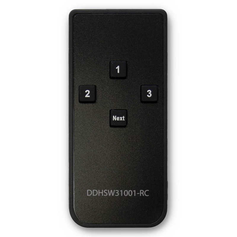 DADANDALL DADANDALL HDMI切替器3ポート 4K 60Hz対応 DINTENTION ブラック DDHSW31001BK DDHSW31001BK